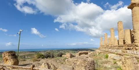 Valley of the temples Stock Photos