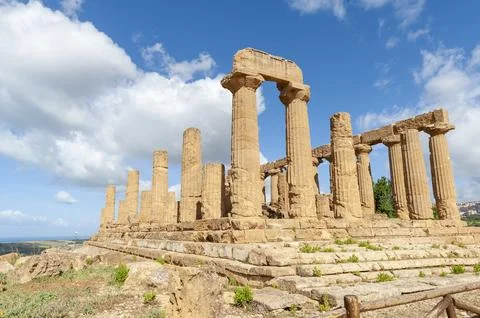 Valley of the temples Stock Photos