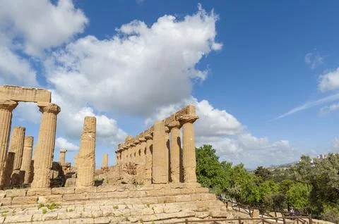 Valley of the temples Stock Photos