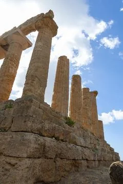 Valley of the temples Stock Photos