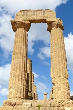 Valley of the temples Stock Photos