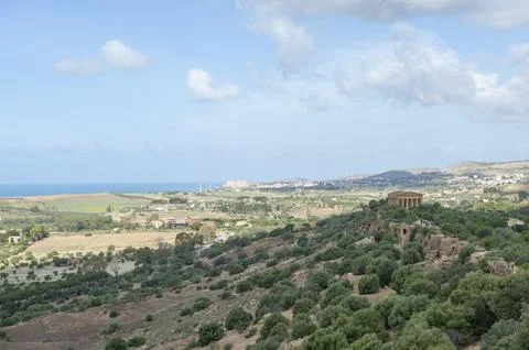 Valley of the temples Stock Photos