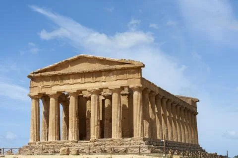 Valley of the temples Stock Photos