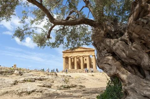 Valley of the temples Stock Photos