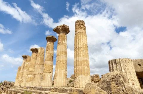 Valley of the temples Stock Photos