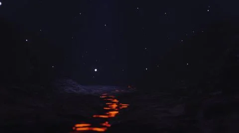 The Valley Under The Deep Sea Stock-Illustration