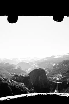 Valley view from observation point Stock Photos