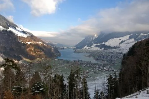 Valley view Stock Photos