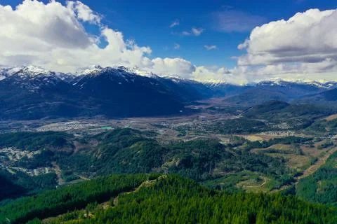 Valley view Stock Photos