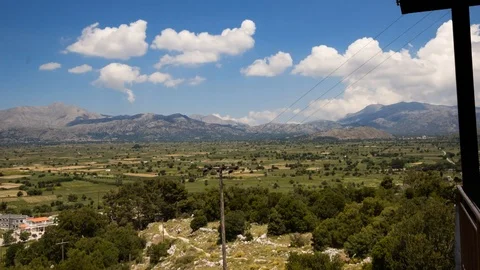Valley View Timelapse Kreta Stock Footage 97055078