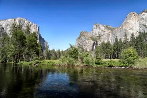 Valley View at Yosemite Stock Photos