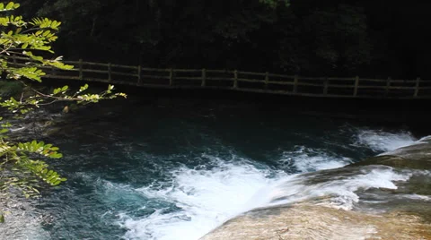 Valley waterfall Video stock 32235221