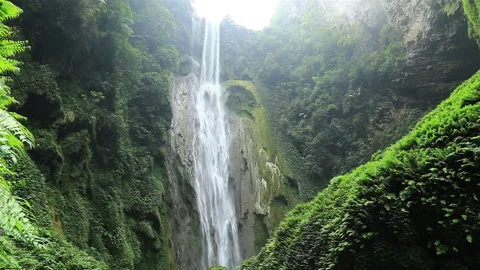 Valley waterfall Stockbeeldmateriaal 145859846