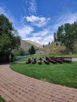Valley wedding Stock Photos