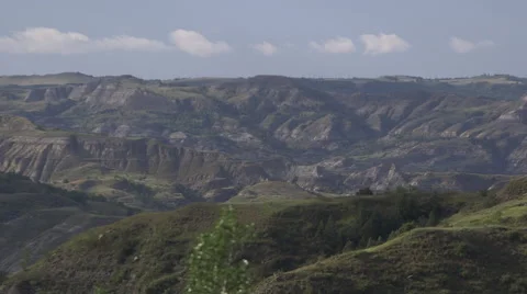 Valleys and Hills Stock Footage 46157477
