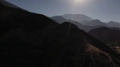 Valleys &amp; Sun  Stock Footage 116964205