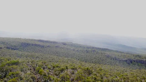 Vally View Tanzanian Highlands Stock Footage 81544045