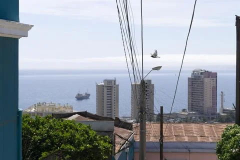 Valparaiso, Chile - High-Elevation Cityscape Stock Photos