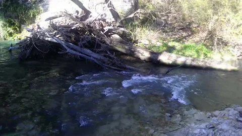 Valrea waterfall Stock Footage 145449377