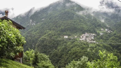 Valsugana timelapse Stock Footage 74750862