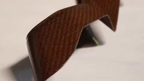 A valuable piece that will go around the exhausts of a supercar Stock Footage 168309408