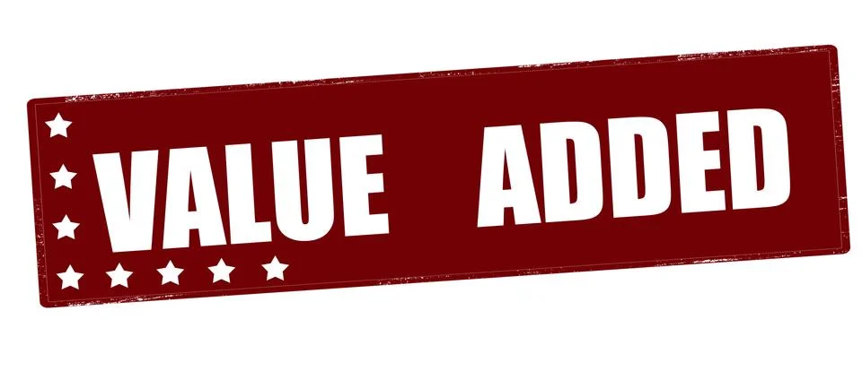 Value added Stock Illustration