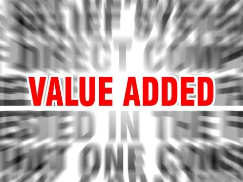 Value added Stock Illustration