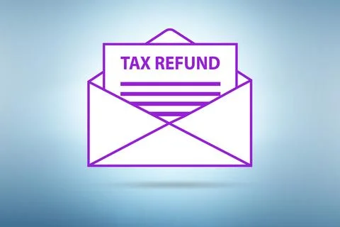 Value added tax VAT return concept 스톡 일러스트