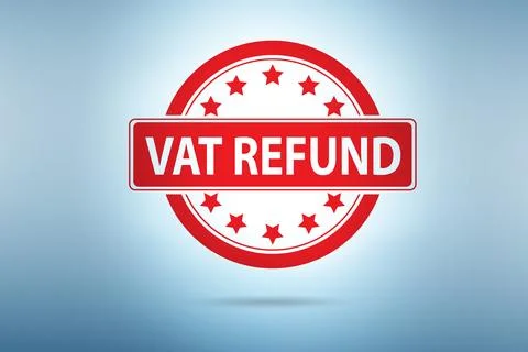 Value added tax VAT return concept 스톡 일러스트