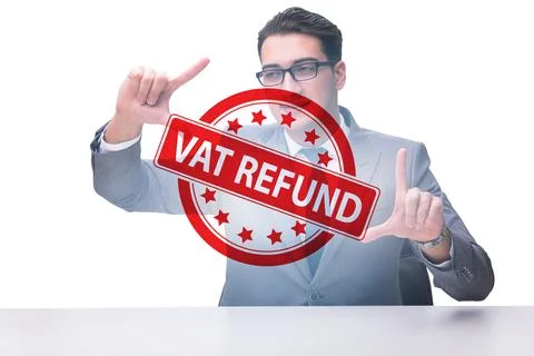Value added tax VAT return concept Stock Photos