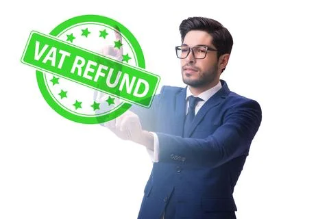 Value added tax VAT return concept 스톡 사진
