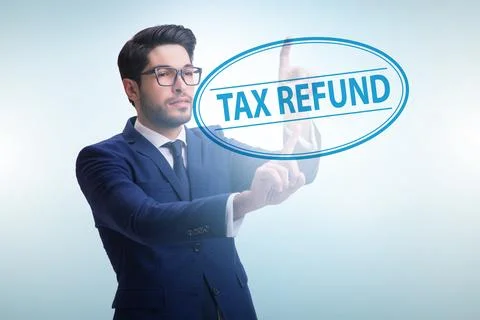 Value added tax VAT return concept Stock Photos