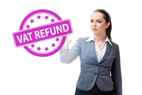 Value added tax VAT return concept 스톡 사진