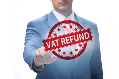 Value added tax VAT return concept 스톡 사진