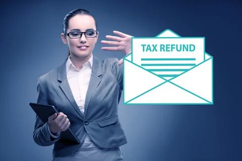 Value added tax VAT return concept 스톡 사진
