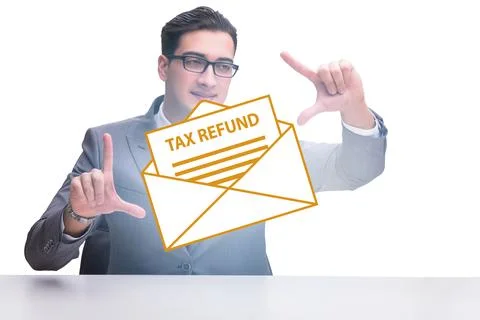 Value added tax VAT return concept Stock Photos