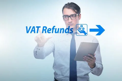 Value added tax VAT return concept 스톡 사진