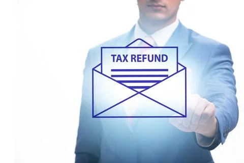 Value added tax VAT return concept 스톡 사진