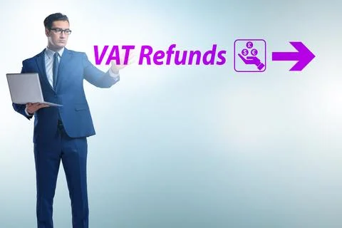 Value added tax VAT return concept Stock Photos
