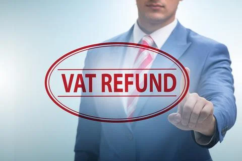 Value added tax VAT return concept 스톡 사진
