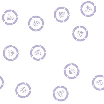 Value business ethics glyph vector seamless pattern Illustrazione stock