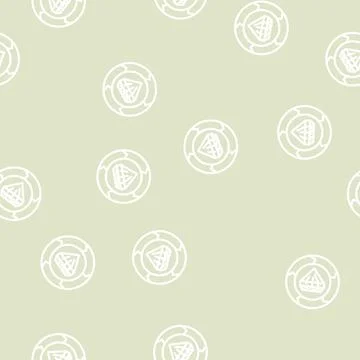 Value business ethics line vector seamless pattern Illustrazione stock