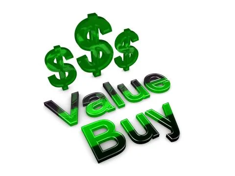 Value buy Stock Illustration