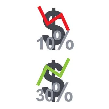 Value of a dollar Stock Illustration