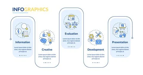 Value engineering framework rectangle infographic vector 스톡 일러스트