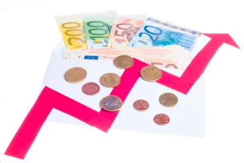 Value of euro increasing Stock Photos
