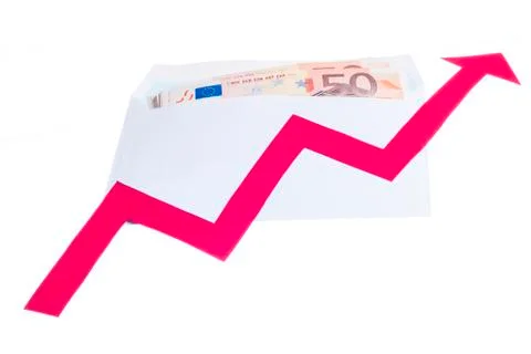 Value of euro increasing Stock Photos