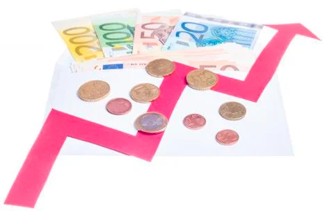 Value of euro increasing Stock Photos