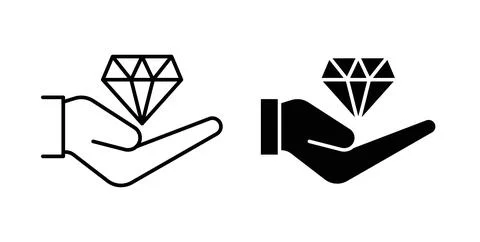 Value icon vector art Illustrations Stock Illustration