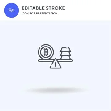 Value icon vector, filled flat sign, solid pictogram isolated on white, logo Stock Illustration